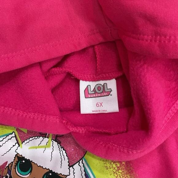 Girls LOL “Be a Queen” Hoodie 6x - Picture 2 of 7